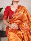 YNF 7416 Jacquard Silk With Patola Print With Zari Weaving Work Saree Wholesale Online